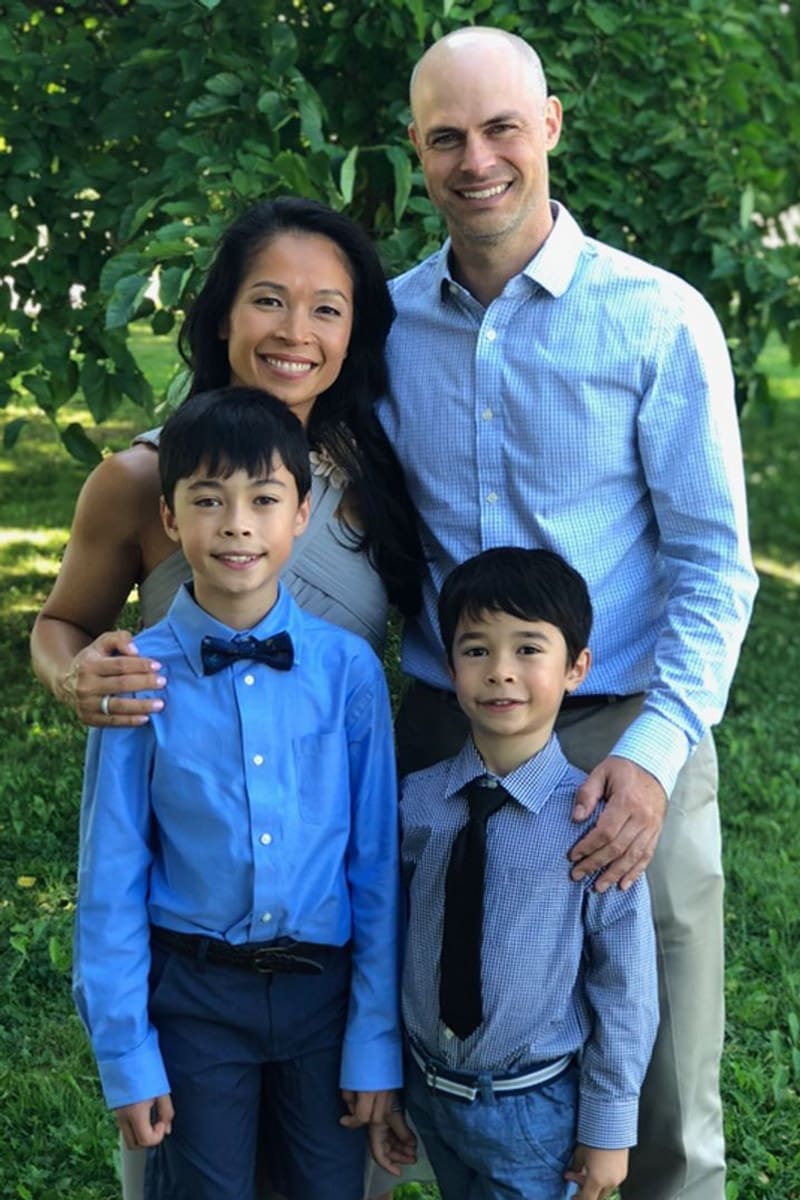 Dr. Chad Carver with family Dr. Chad Carver, DMD Orthodontist